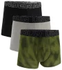 Труси UA PERFORMANCE COTTON - PRINT 3 IN 3PK зелений, сірий, чорний Чол XL - 1