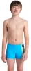 Плавки-боксери для хлопців Arena LIGHT TRICKS SWIM SHORT блакитний, салатовий, синій Діт 164 см - 5