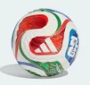 Мяч футбольный Adidas Trionda Mini World Cup 26 (размер 1) JD8034 яркий cувенирный мячик 15 см - 1