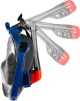 Повнолицьова маска Aqua Speed SPECTRA 2.0 9918 чорний, синій Уні L/XL - 3