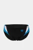 Плавки-сліпи Arena SWIM BRIEFS PANEL чорний, білий, блакитний Чол 80 - 1
