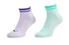 Шкарпетки Puma HERITAGE QUARTER 2P фіолетовий, м'ятний Уні 39-42 - 1