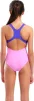 Купальник закритий для дівчат Arena DIM LIGHT SWIMSUIT SWIM PRO BA рожевий, фіолетовий дитячий 128 см (008104-980) - 2