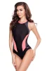 Купальник закритий для жінок Aqua Speed NINA 6409 чорний, сірий, кораловий Жін 42 - 3