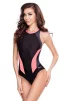 Купальник закритий для жінок Aqua Speed NINA 6403 чорний, сірий, кораловий Жін 38 - 3