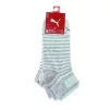 Шкарпетки Puma UNISEX QUARTER 2P сірий, білий, ментоловий Уні 35-38 - 2