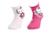 Шкарпетки HELLO KITTY SOCKS білий, пурпурний Діт 19-22 - 1
