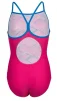 Купальник Arena DALY SWIMSUIT LIGHT DROP BACK рожевий, білий, блакитний Діт 128 см - 10