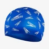Шапка для плавання Speedo SLOGAN PRT CAP JU синій, білий Діт OSFM - 1