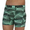 Труси-боксери Puma ACTIVE BOXER PRINT 2P зелений, чорний Чол M - 3
