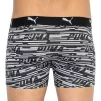 Труси-боксери Puma LOGO AOP BOXER 2P сірий, білий, чорний Чол S - 3