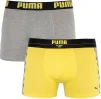 Труси-боксери Puma STATEMENT BOXER 2P жовтий, сірий Чол M - 1