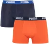 Труси-боксери Puma BASIC BOXER 2P синій, помаранчевий Чол S - 1