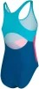 Купальник для дівчат Aqua Speed POLA 9854 темно-синій, блакитний, рожевий Діт - 2
