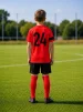 Дитяча футбольна форма X2 League (футболка+шорти), розмір XL (червоний/чорний) - 4
