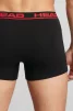 Труси-боксери Head BASIC BOXER 2P червоний, чорний Чол M - 4