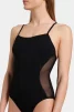 Купальник закритий для жінок Arena MESH PANELS SWIMSUIT CLOSED BA чорний Жін 44 - 7