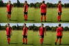 Дитяча футбольна форма X2 League (футболка+шорти), розмір M (червоний/чорний) - 5
