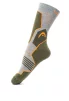 Шкарпетки Head HIKING CREW 2PPK UNISEX сірий, зелений Уні 35-38 - 4