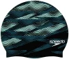 Шапка для плавання Speedo SLOGAN PRT CAP AU/AF/AM чорний, зелений Уні One Size - 2