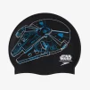 Шапка для плавання Speedo SLOGAN PRT CAP MILLENIUM FALCON чорний Уні OSFM - 2