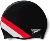 Шапка для плавання Speedo REV MOUD SILC CAP AU чорний, червоний Діт OSFM - 1