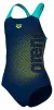 Купальник для дівчат Arena DIM LIGHT SWIMSUIT SWIM PRO BA чорний, жовтий, бірюзовий Діт 116 см - 6