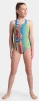 Купальник для дівчат Arena PALETTE SWIMSUIT SWIM PRO BACK блакитний, жовтий, мультикольор Діт 128 см - 6
