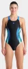 Купальник закритий для жінок Arena BREATH SWIMSUIT V BACK LB синій, чорний, бірюзовий Жін - 5