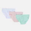 Труси Lula Castagnette SLIP X3 ENFANT FILLE LULU бірюзовий, рожевий, білий Діт 4/5 - 1