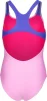 Купальник закритий для дівчат Arena DIM LIGHT SWIMSUIT SWIM PRO BA рожевий, фіолетовий дитячий 128 см (008104-980) - 7