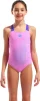 Купальник закритий для дівчат Arena DIM LIGHT SWIMSUIT SWIM PRO BA рожевий, фіолетовий дитячий 128 см (008104-980) - 1