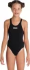 Купальник закритий для дівчат Arena TEAM SWIMSUIT SWIM TECH SOLID чорний Діт 140 см - 2