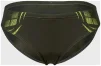 Плавки-сліпи для хлопчиків Arena POSEIDONIA SWIM BRIEFS темно-зелений, жовтий Діт - 1