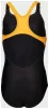 Купальник закритий для дівчат Arena KIKKO V SWIMSUIT SWIM PRO BACK чорний, жовтий Діт - 2