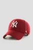 Кепка 47 Brand YANKEES бордовий, світло-сірий Уні OSFA - 5