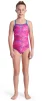 Купальник Arena DALY SWIMSUIT LIGHT DROP BACK рожевий, білий, блакитний Діт 128 см - 12