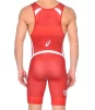 Трико борцівське Asics Wrestling Singlet червоний, білий Чол XS - 2