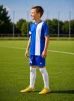Дитяча футбольна форма X2 League (футболка+шорти), розмір M (синій/білий) - 2