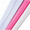 Пов'язки на голову Adidas Hairbands (Graphic) 3pk білий, рожевий, чорний Жін One Size - 4