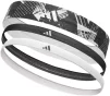 Пов'язки на голову Adidas Hairbands (Graphic) 3pk чорний, білий One Size (ADAC-16161) - 1