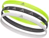 Пов'язки на голову Adidas Hairbands 3pk білий, чорний, зелений Уні One Size - 1