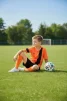 Дитяча футбольна форма форма X2 League (футболка+шорти), розмір M (оранжевий/чорний) D2001OR/BK-M - 3