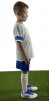 Дитяча футбольна форма X2 (футболка+шорти), розмір M (білий/синій) DX2001W/B-M - 6