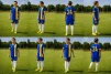 Дитяча футбольна форма X2 League (футболка+шорти), розмір XL (синій/жовтий) - 5