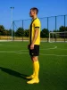 Футбольна форма X2 League (футболка+шорти), розмір S (жовтий/чорний) - 2