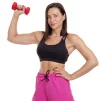 Гантель с виниловым покрытием Zelart TA-2777-2 1шт x 2кг, красний - 4