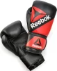 Боксерські рукавиці Reebok Combat Leather Boxing Gloves чорний, червоний 10 унцій (RSCB-10110RD-10) - 2