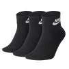 Шкарпетки Nike U NK NSW EVRY ESSENTIAL ANKLE 3PR чорний Уні 34-38 - 1