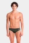 Плавки-сліпи Arena TEAM SWIM BRIEFS SOLID оливковий Чол